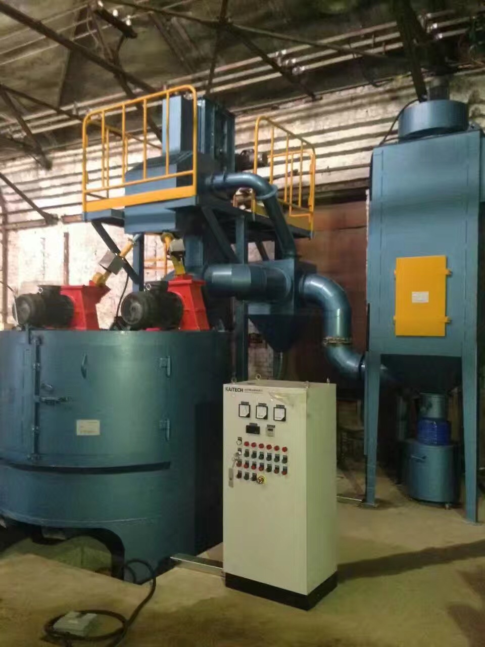 Q35 series rotary table shot blasting machine