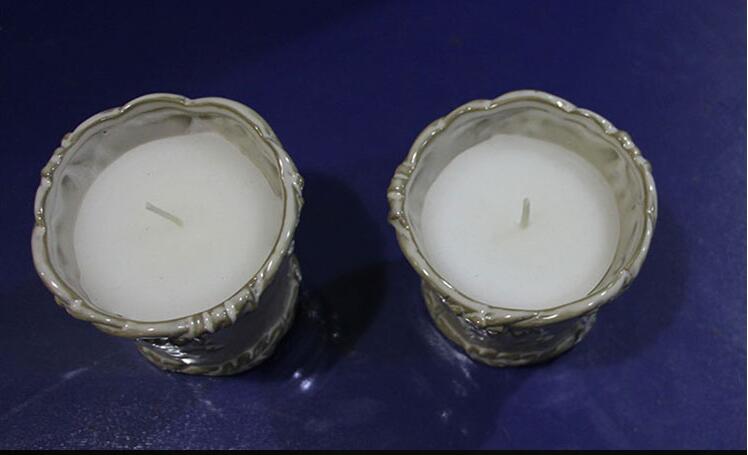 Ceramic art design festival lighting citronella candles
