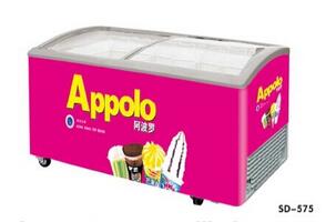 100liter to 600litre portable Hot selling ice cream freezer
