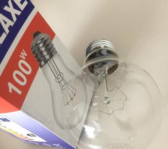 Chinese manufacturer 100w 220v incandescent lamps round clear light bulbs