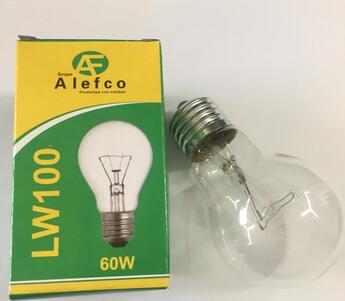 Chinese manufacturer 100w 220v incandescent lamps round clear light bulbs