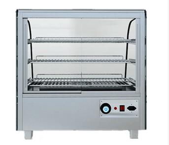 120L 160L Glass Door Cake Bread Food Countertop Display Warmer Showcase