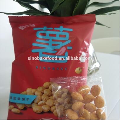 High quality 80g polygon yogurt flavor yellow biscuit