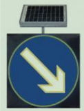 Solar Traffic Signal Light