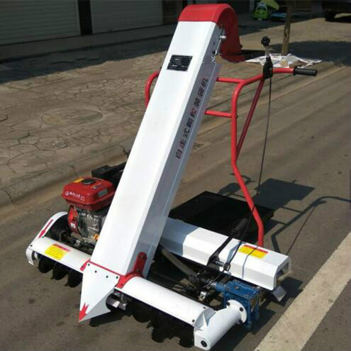 Automatic gasoline engine paddy rice machine for grain collection