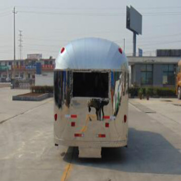High quality Stainless steel mobile fast food trailers trucks for BBQ