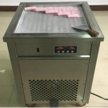 Commercial Single Fried Ice Cream Roll Machine Supplier