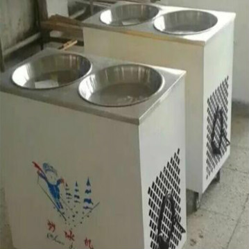 flat pan fry ice cream machine/ thai ice cream machine