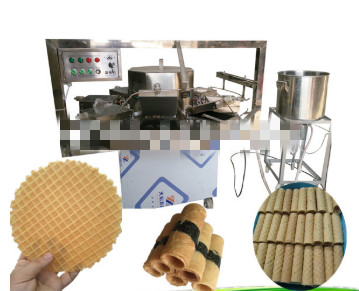 Machine Makes Egg Waffles Roll Wafer Ice Cream Cone Making Machine