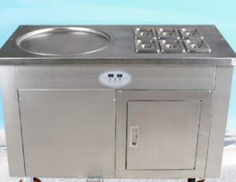 Commercial Thailand Rolled Fried Ice Cream Machine Price Guangzhou Factory