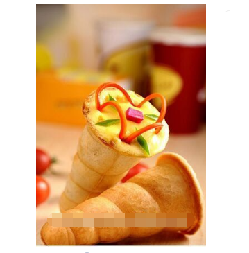 good quality hot sale pizza cone display cabinet/ pizza cone machine price