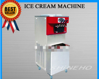 Rainbow 3 Flavor Soft Ice Cream Maker Machinery