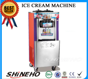 wholesale factory price 2+1mixed flavours soft ice cream machine