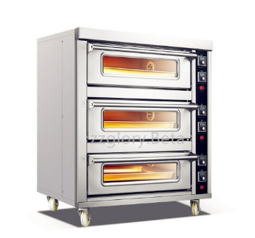 HOT SALE Baking Equipment for Bread Baking Oven Electric Toaster 3 Deck 3 Tray