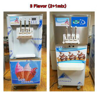 Commercial Frozen Yogurt Soft Ice Cream Machine