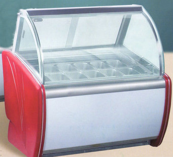 ice cream showcase with CE ROHS OEM factory