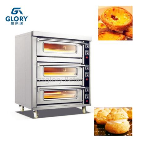 Bread Baking Oven 3 Deck 3 Tray for Sale