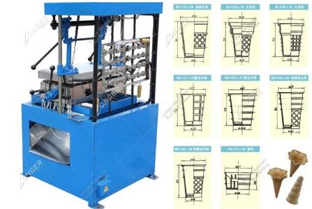 Automatic Wafer Ice Cream Cone Making Machine