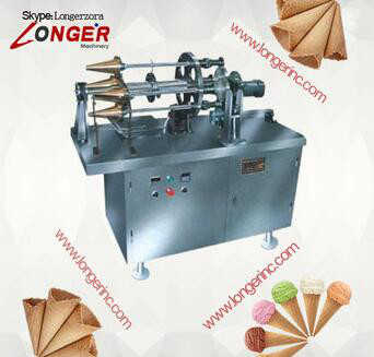 Ox horn cone making machine