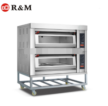 HOT SALE New Product 2 Deck 4 trays Gas Bakery oven Industrial Baking Ovens