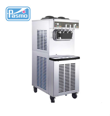 Pasmo three compressor CE ETL pre-cooling and agitator ice cream machine