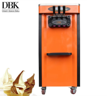 cone holder floor standing 3 flavors ice cream maker for South America market