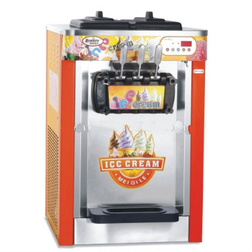 High Quality 3 flavors soft ice cream machine/Painted Ice cream maker