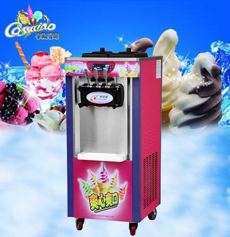 Hottest 3-color soft ice cream machine