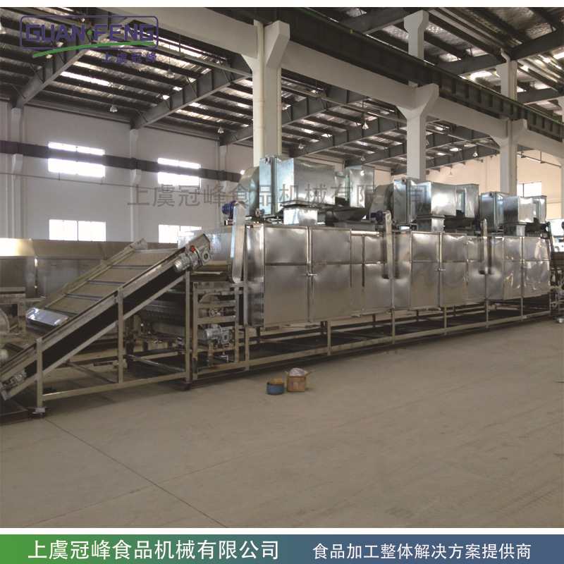 500-3000kg/h Belt Drying Vegetable Dehydration Production Line Supplier