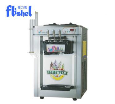 22L 3 flavors table top soft serve ice cream machine for shop
