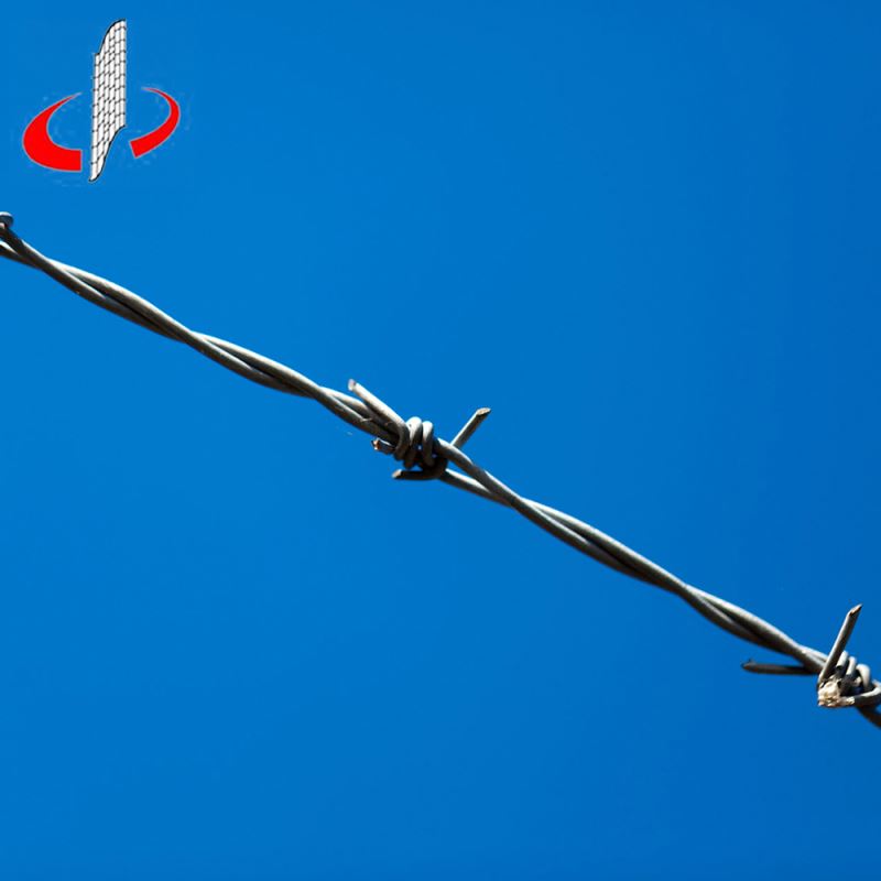 Bulk 2 Strands Barbed Wire Length Per Roll for Sale