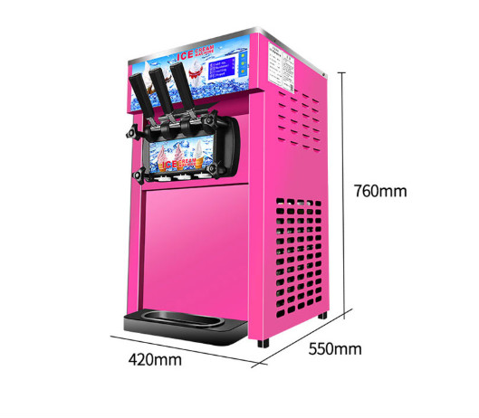 Desktop soft ice cream machine yogurt machine ice cream manufacturer