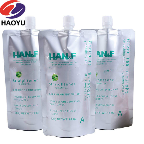 stand up pouch with spout and cap for food grade juice