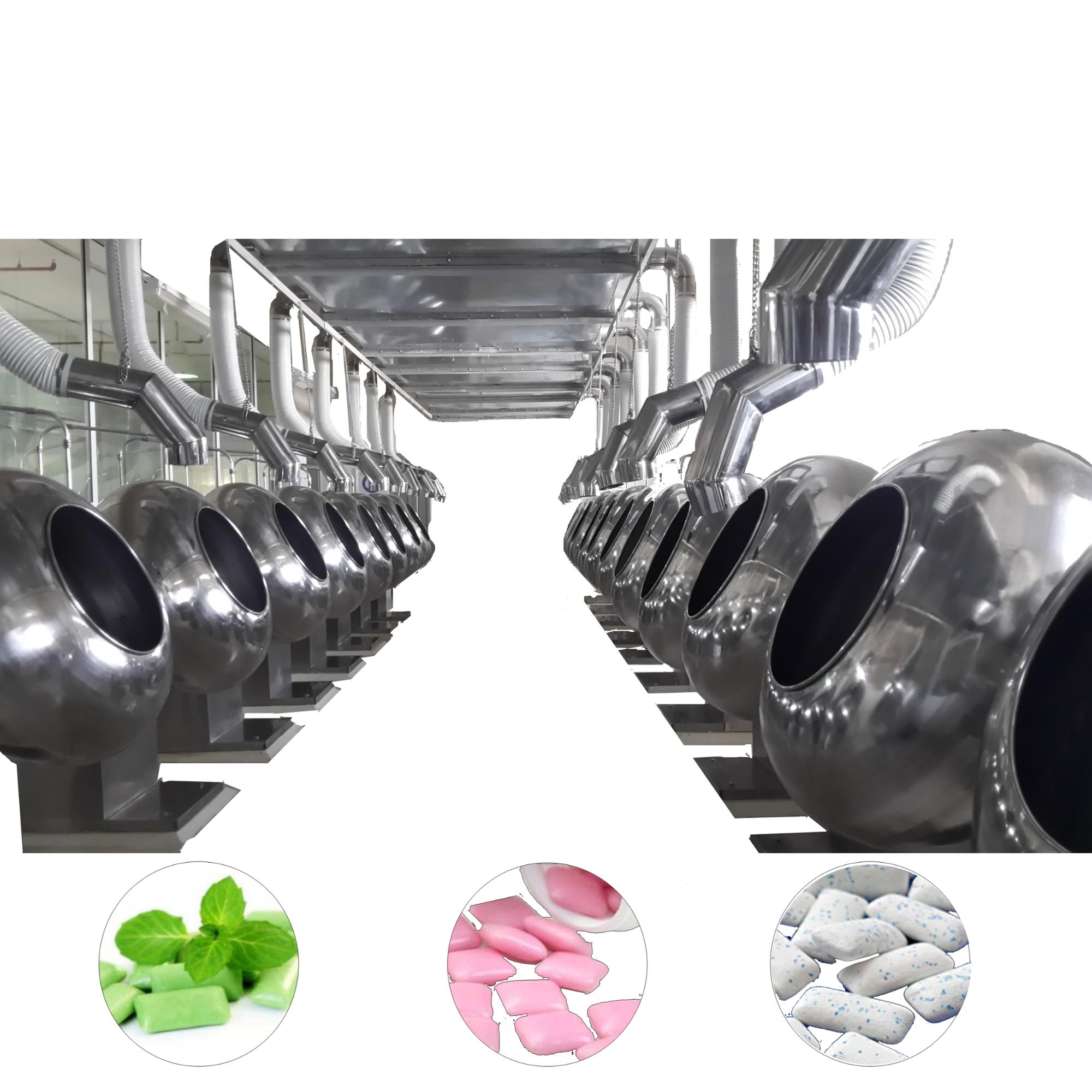 sugarless chewing gum machine chewing gum coating machine for sale
