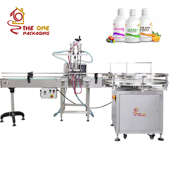 Automatic Gear Pump Juice Sauce Organic Fertilizer Soap Detergent Bottle Liquid Filling Machine Supplier