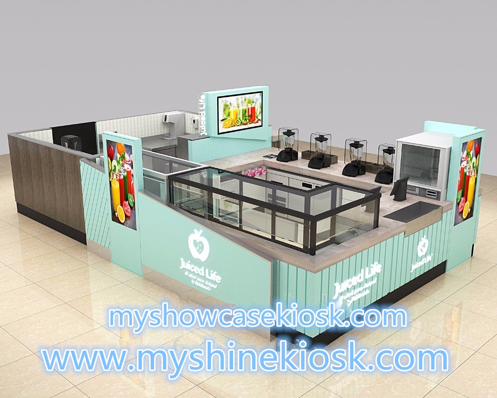 juice bar kiosk in shopping mall for sale