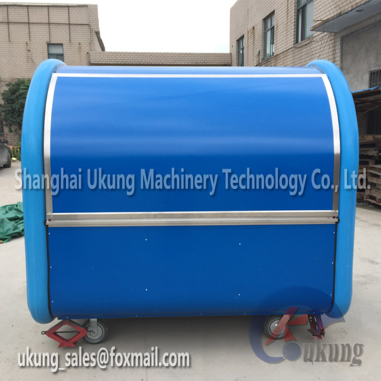 Ukung Stainless Steel Mobile Kiosk Food Carts