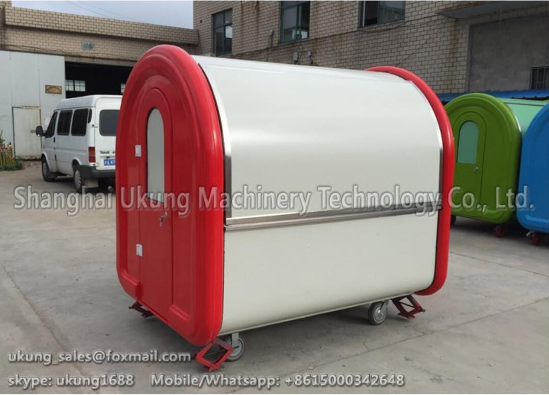 Ukung Stainless Steel Mobile Kiosk Food Carts