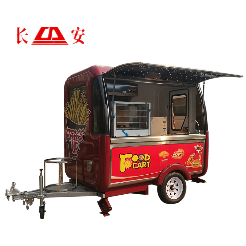 mobile street food vending cart BCF-7B