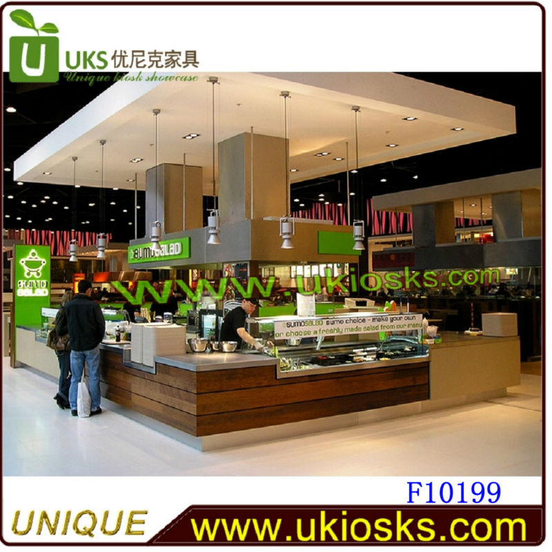 food shops food kiosk with customize design