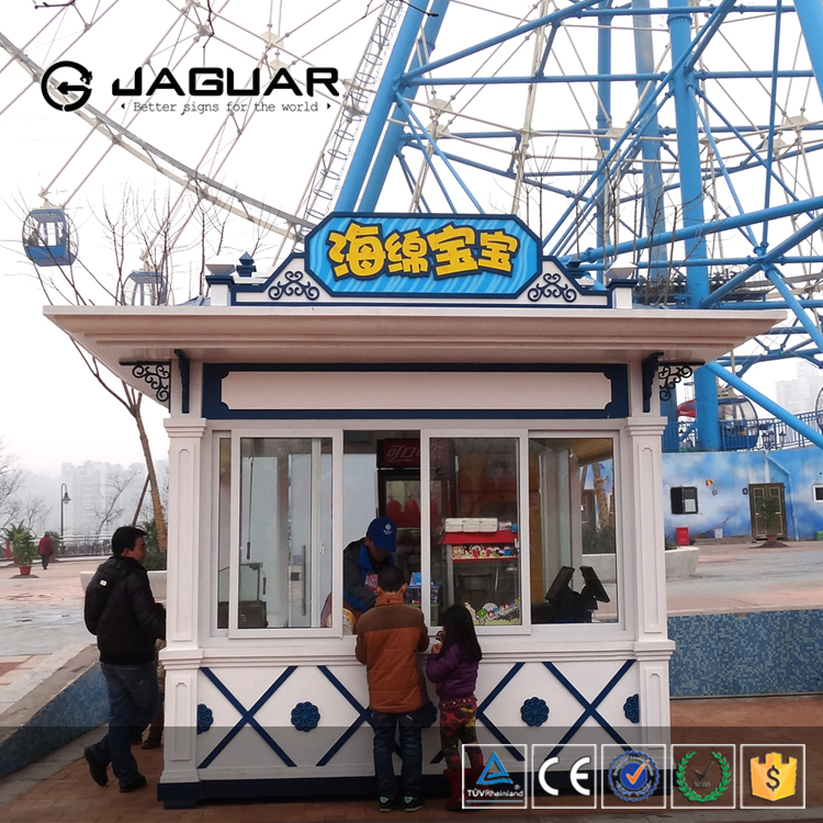 Outdoor Coffee Carts Retail Ice Cream Kiosk