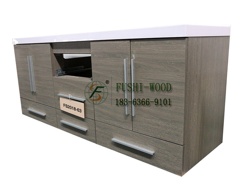 Wholesale Price China Factory Solid Wood Bathroom Cabinet