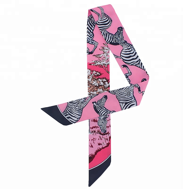 Hotsale printed silk fashion headscarf bandana for women