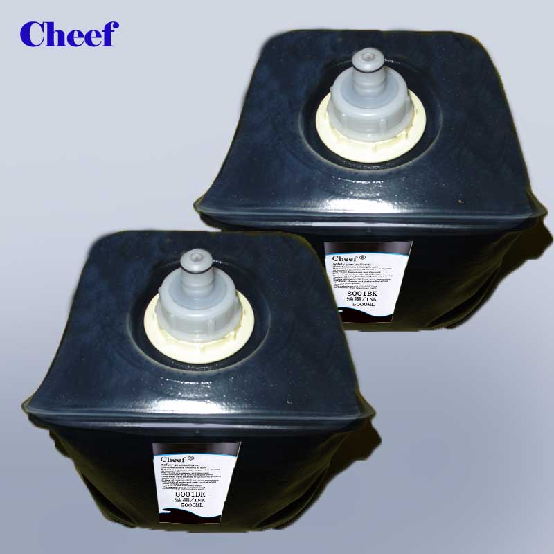 Large character inkjet printer ink 8001BK for Domino inkjet printer C7 for sale