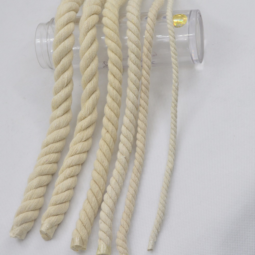Custom color firm twisted custom printed wearing thick cotton paper rope for sale