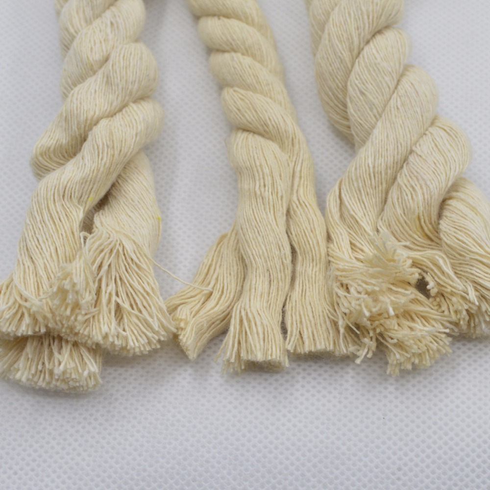 Factory produced 3d outdoor decorations colored cotton craft twisted rope for sale