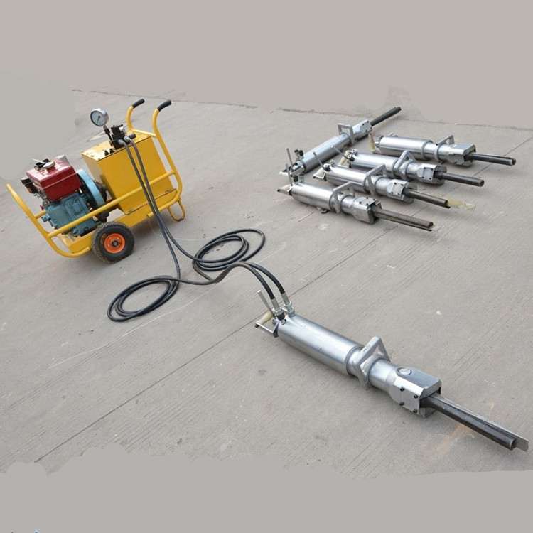 handheld hydraulic rock splitter with diesel power station for sale
