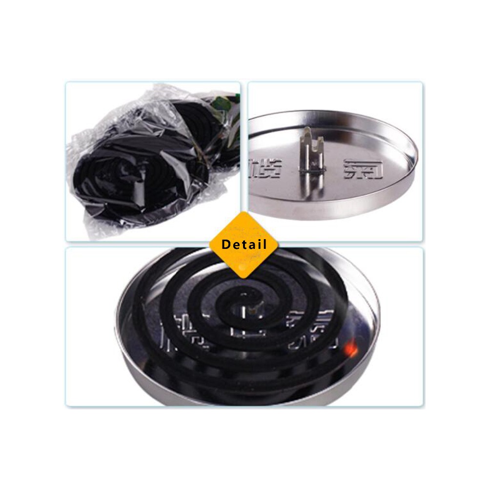 Natural citronella spiral-shaped mosquito coils with smoke free
