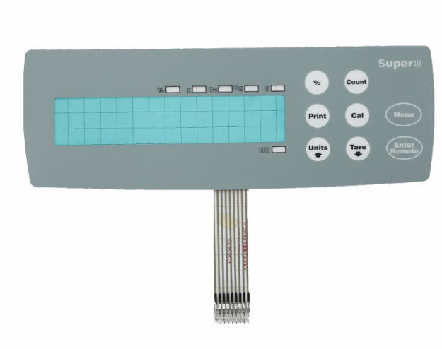 OEM flat touch membrane switch keypad sale