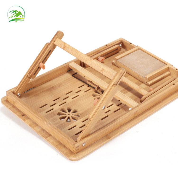 Natural Bamboo Computer Desk,Folding Bamboo Computer Table for sale